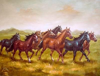 unknow artist Horses 013 Norge oil painting art